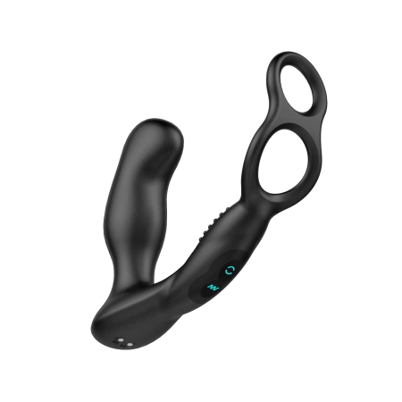 Nexus Revo Embrace - массажер простаты с вращающейся головкой и фиксацией на мошонку (пульт Д/У)